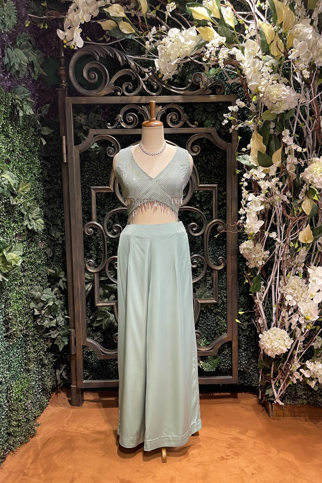 Cloud Blue Cut-Out Co-ord set