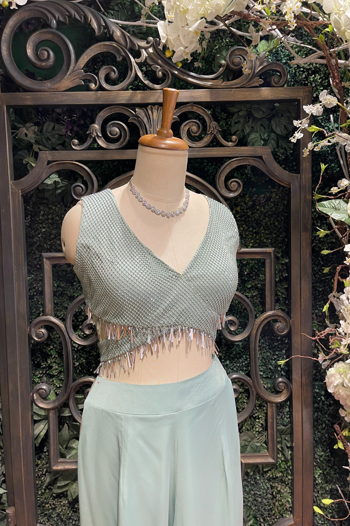 Cloud Blue Cut-Out Co-ord set