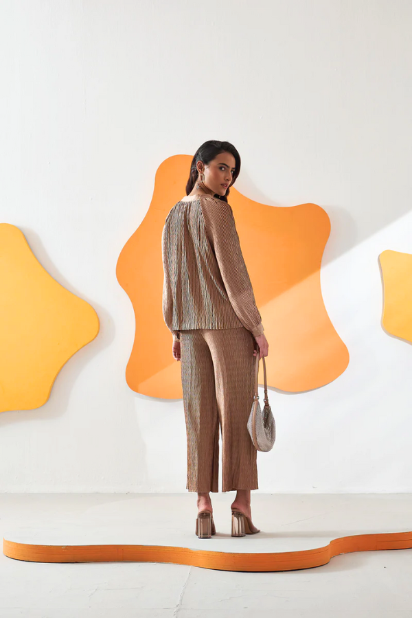 BROWN WEEKEND COORD SET