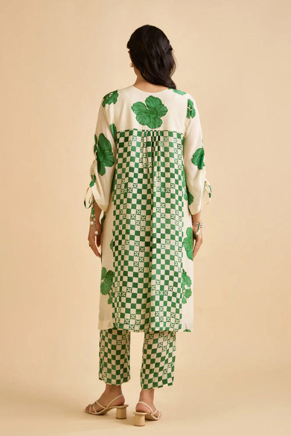 Aife Green Kurta Set