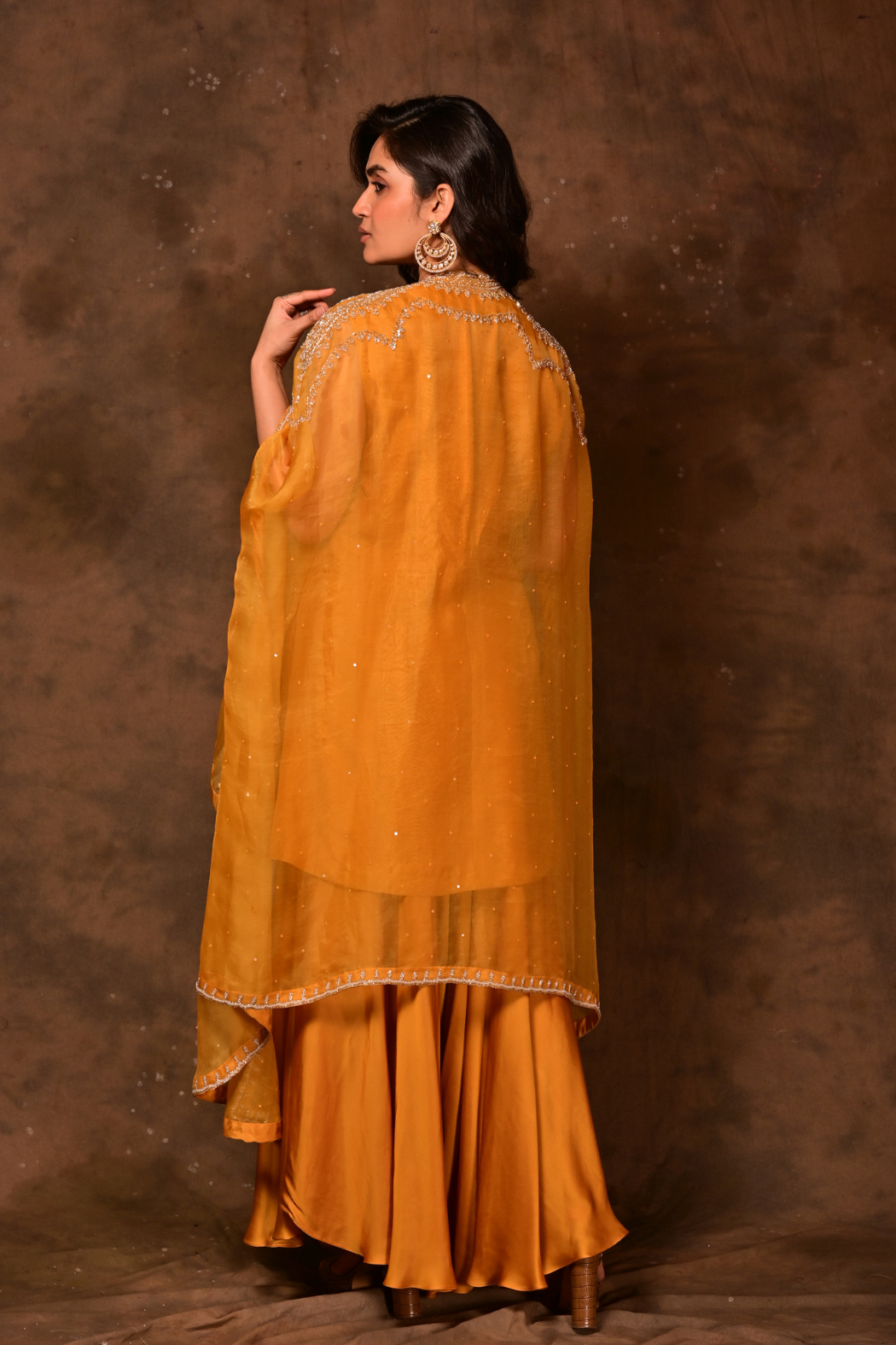 Inara Mustard Sharara Set