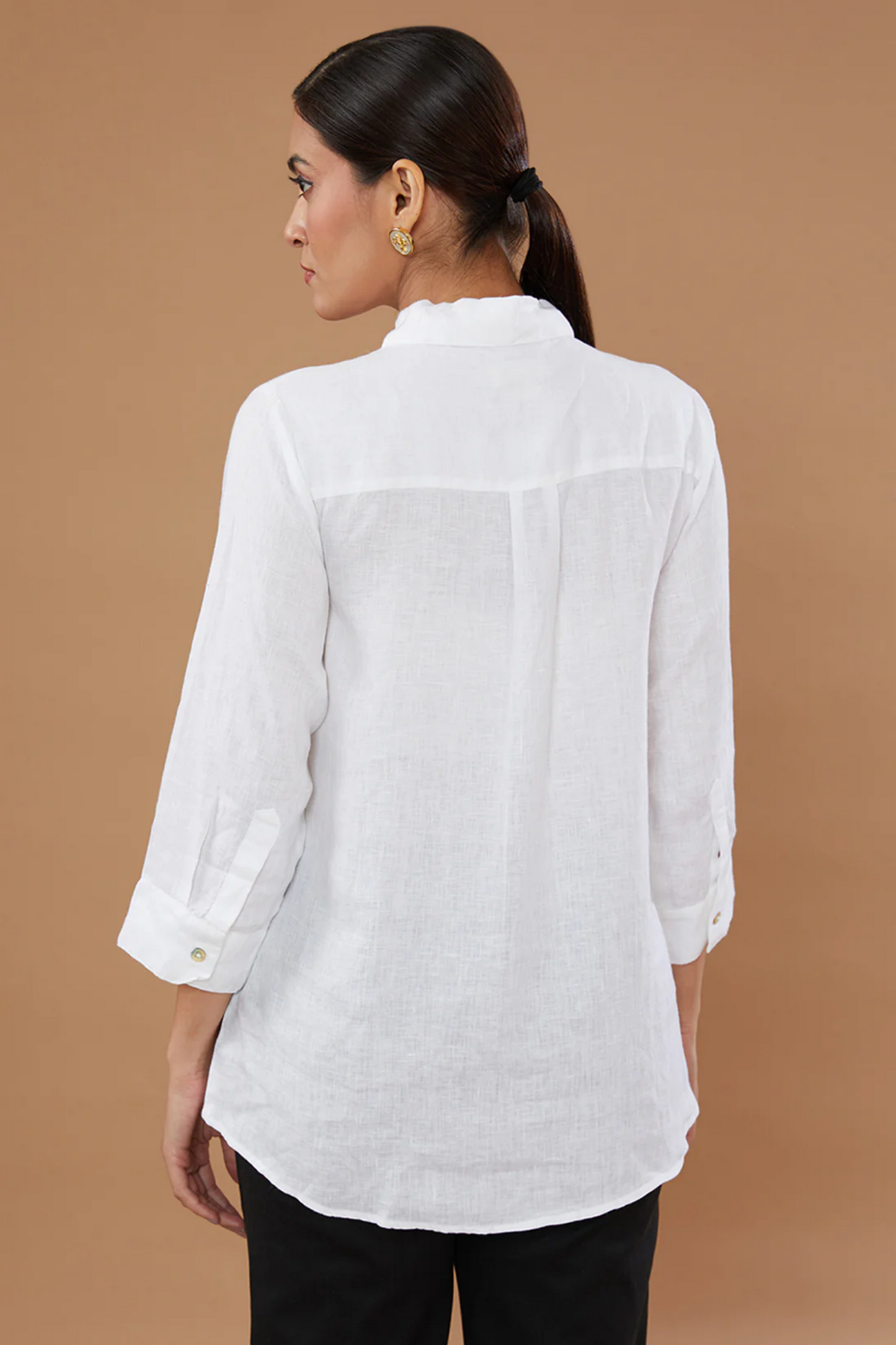 White Flamingo Emboridered Shirt