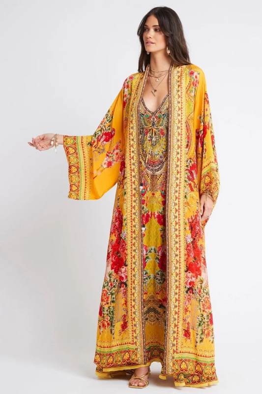 SUMMER GARDEN LONG ROBE