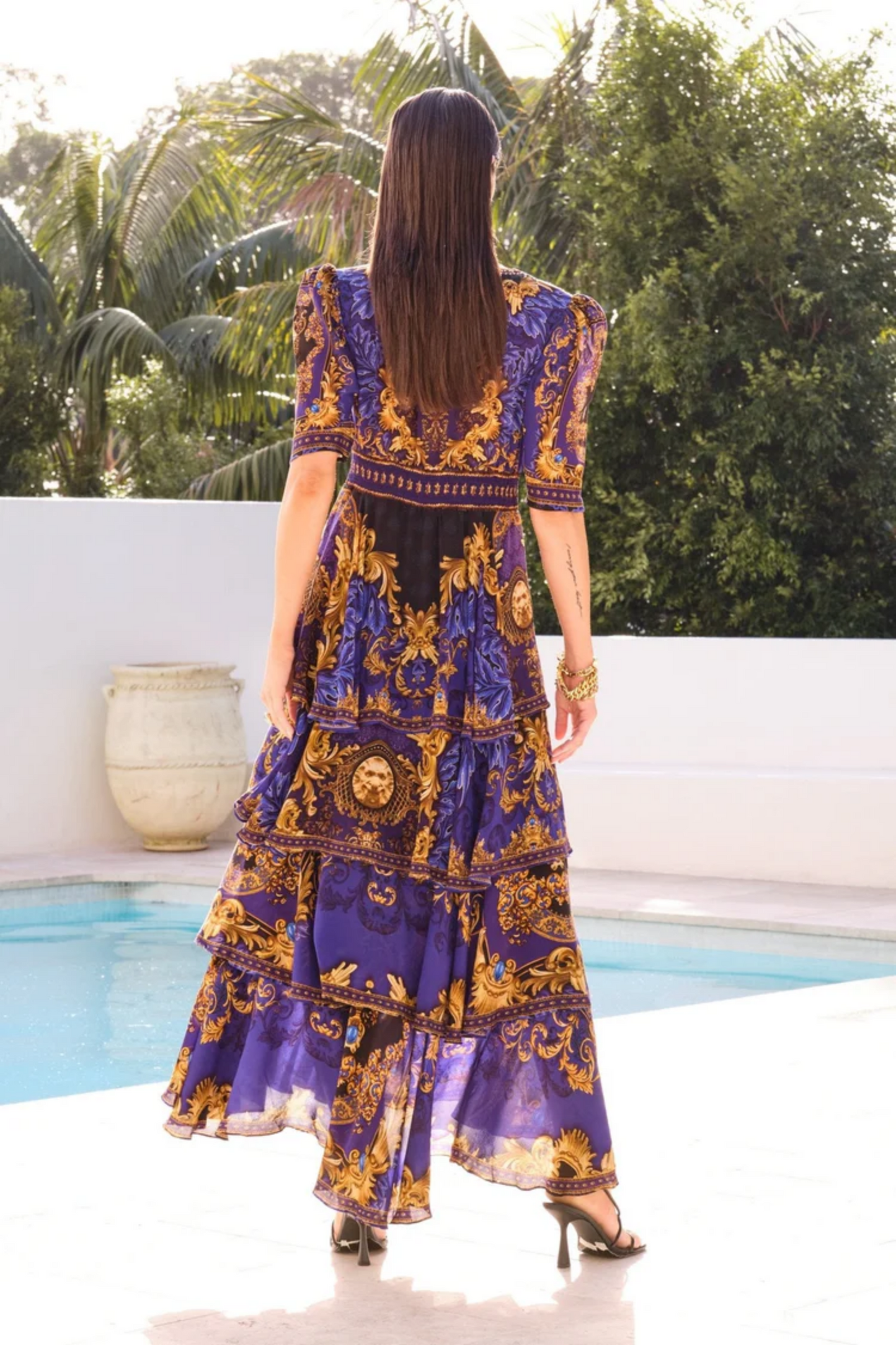 EMPRESS CROSS OVER MAXI DRESS