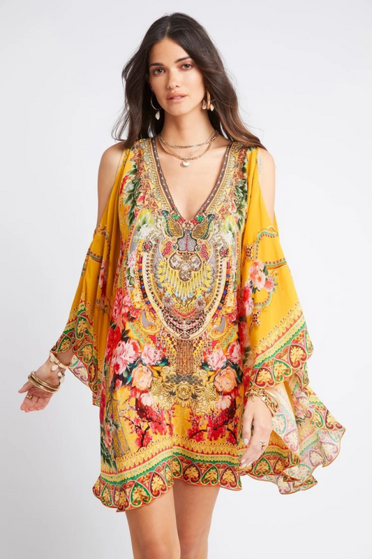 SUMMER GARDEN KAFTAN DRESS