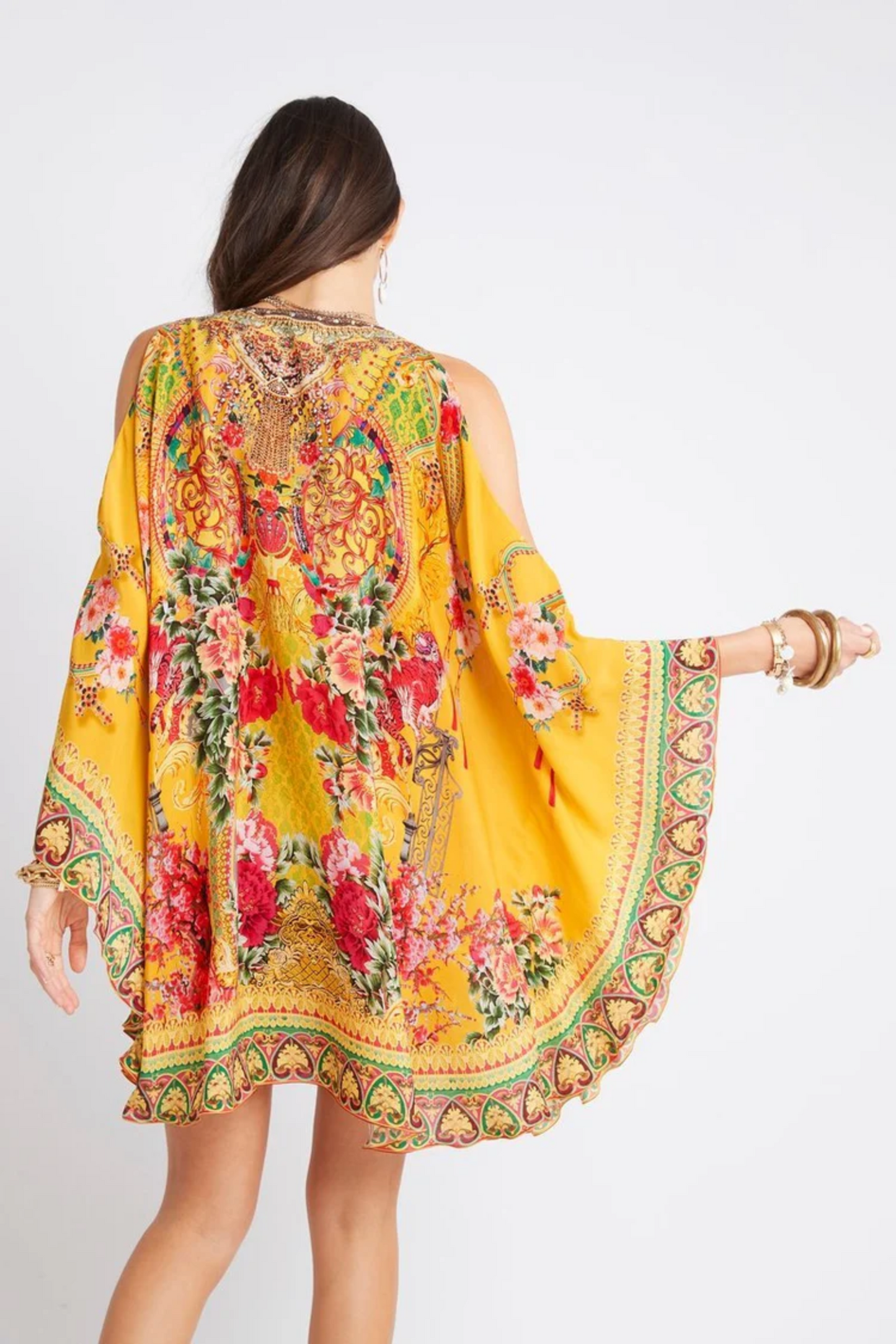 SUMMER GARDEN KAFTAN DRESS