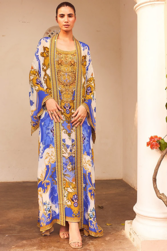 SANTORINI SUN KISS LONG ROBE