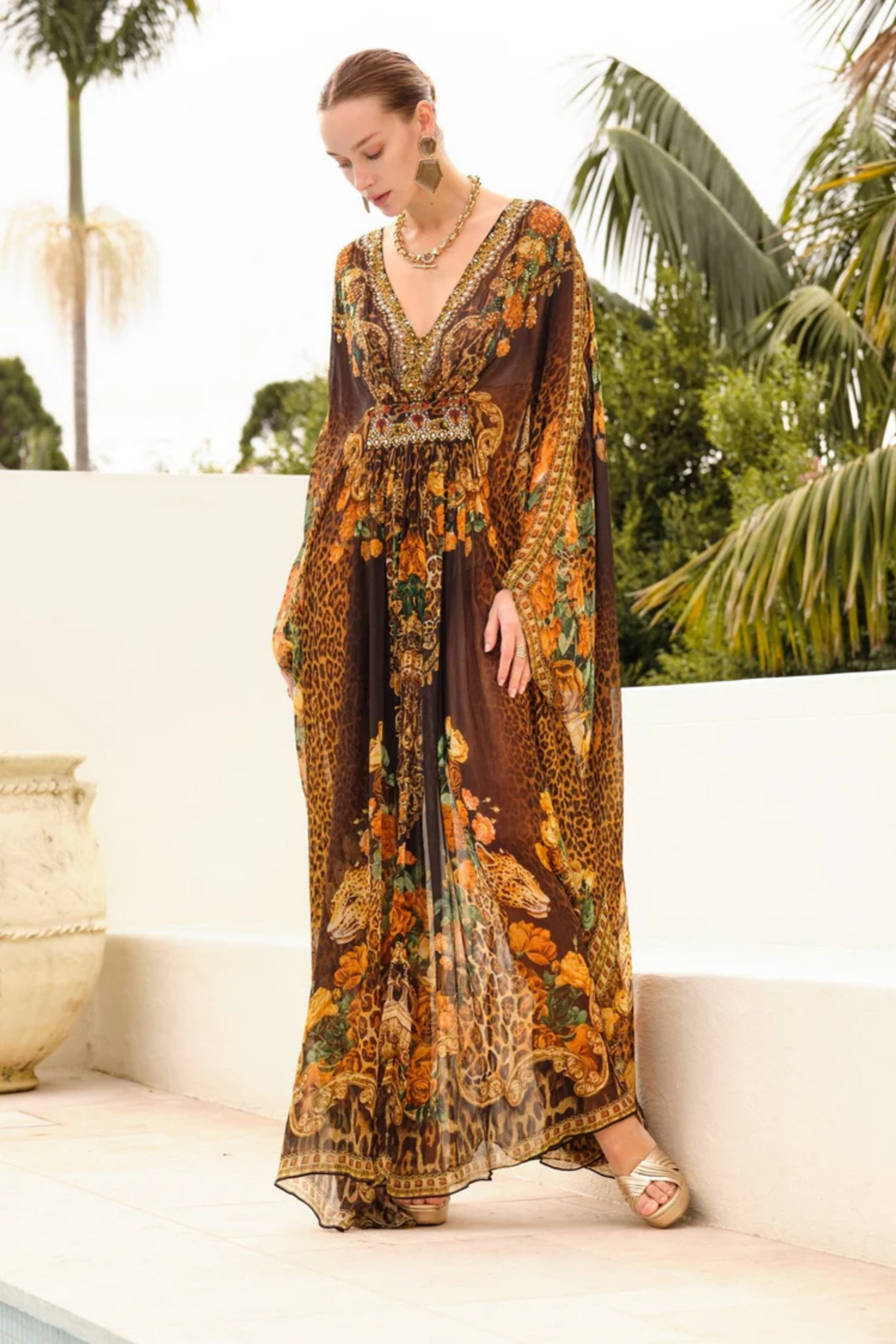 BLACK DIAMONDESS TAB KAFTAN