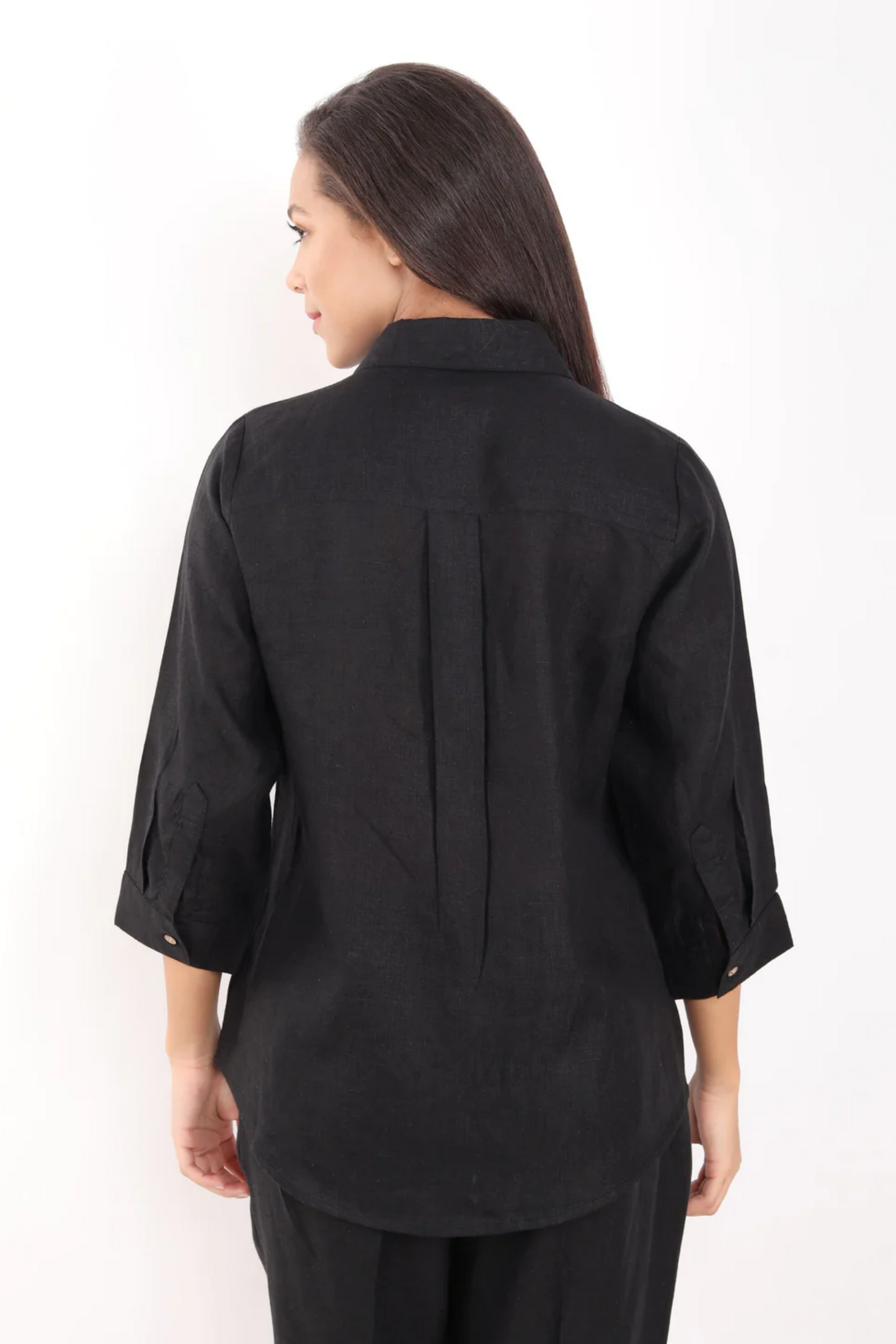 Black Rabbit Embroidered Shirt