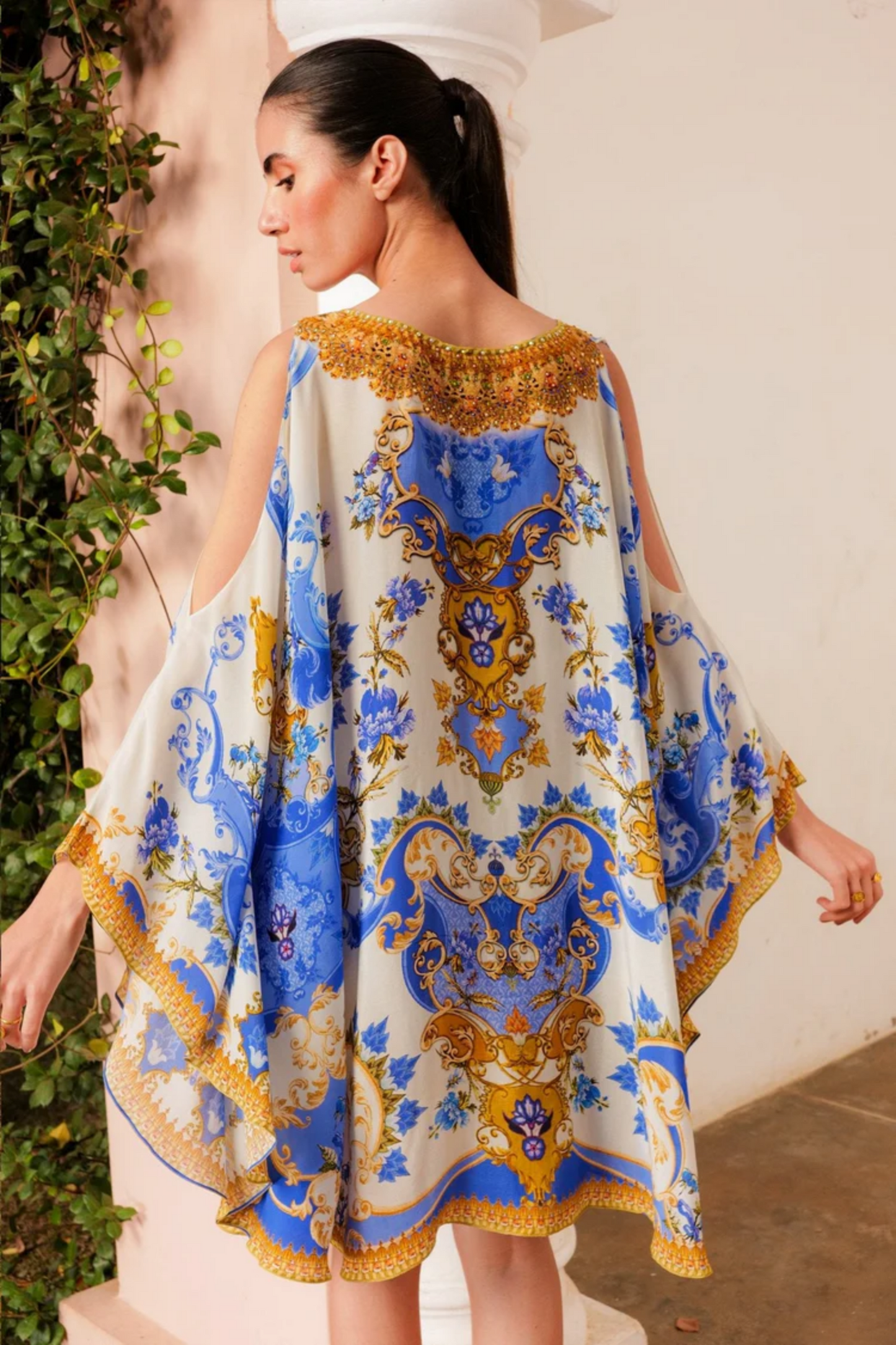 SANTORINI SUN KISS KAFTAN DRESS