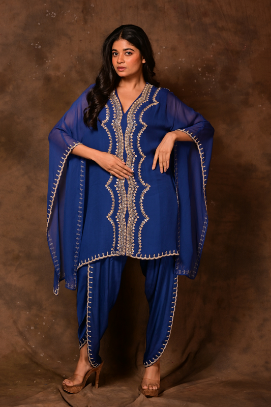 Blue Inara Kaftan Set