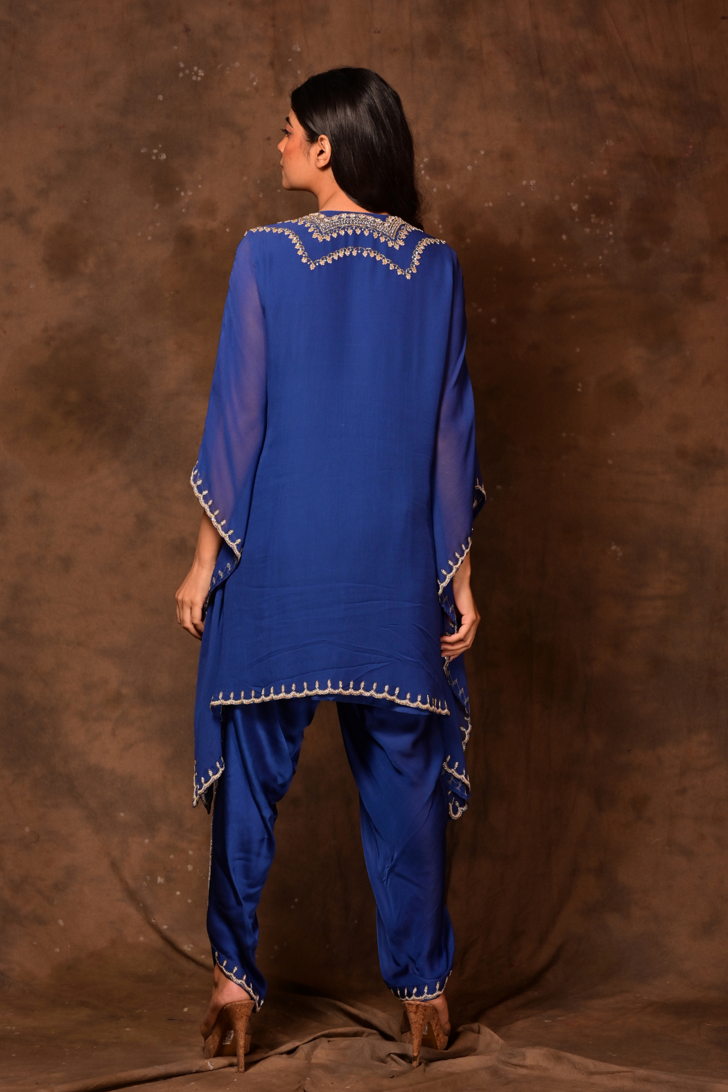 Blue Inara Kaftan Set