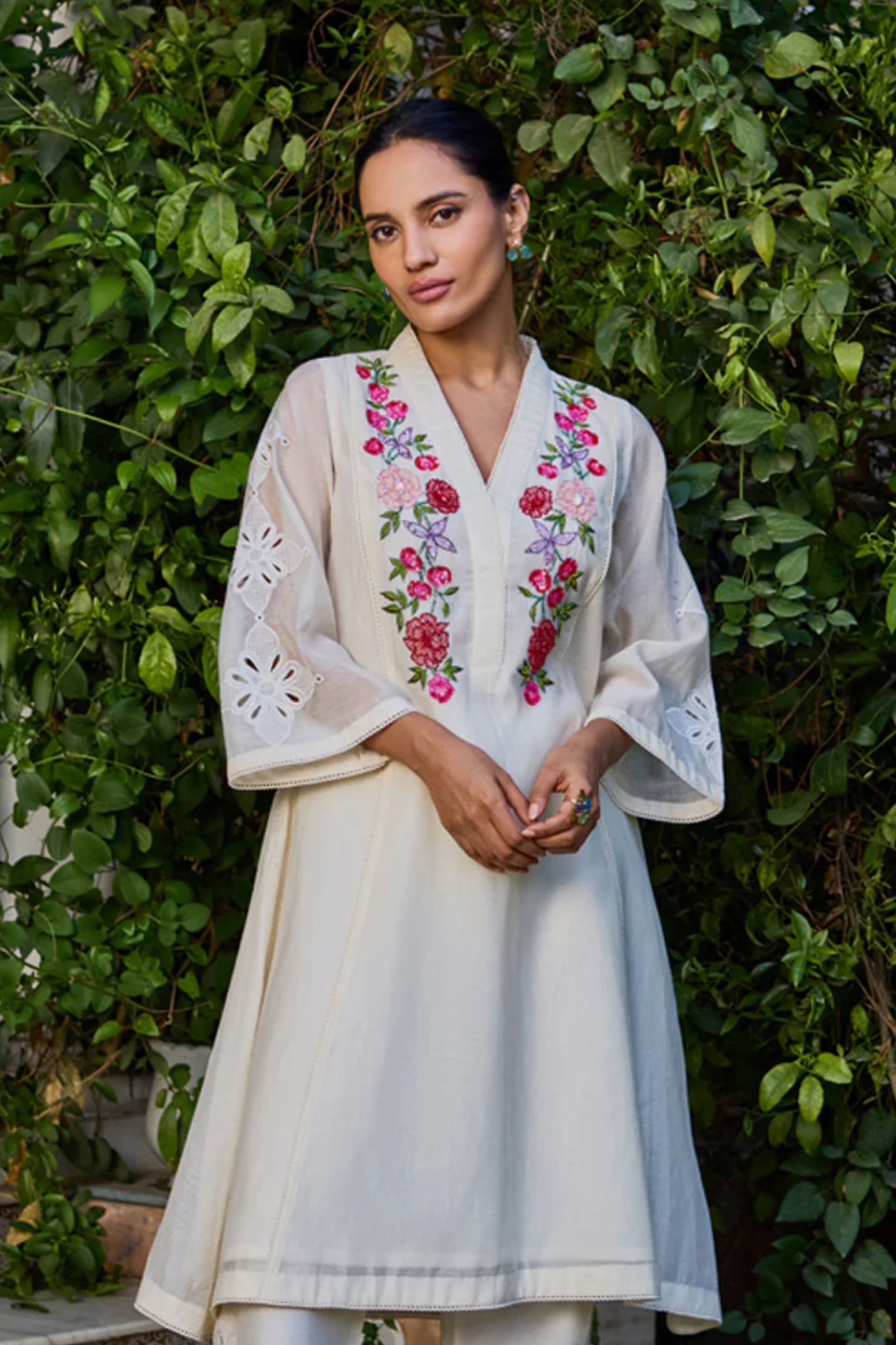 Arya Ivory Kurta Set (With Dupatta)