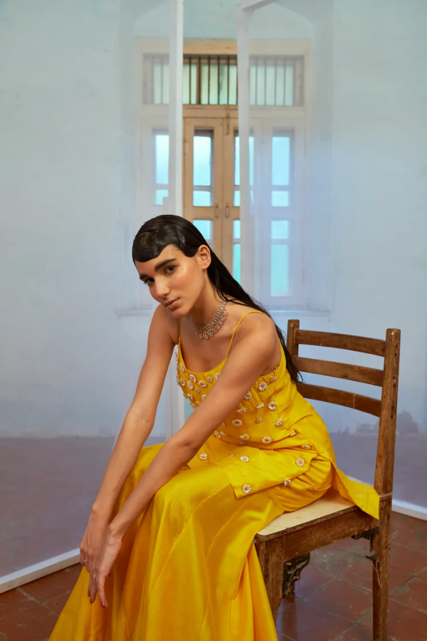 Sunny Yellow Kurta Sharara Set