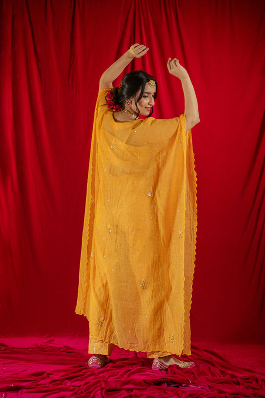 Mango Handloom Kaftan Set